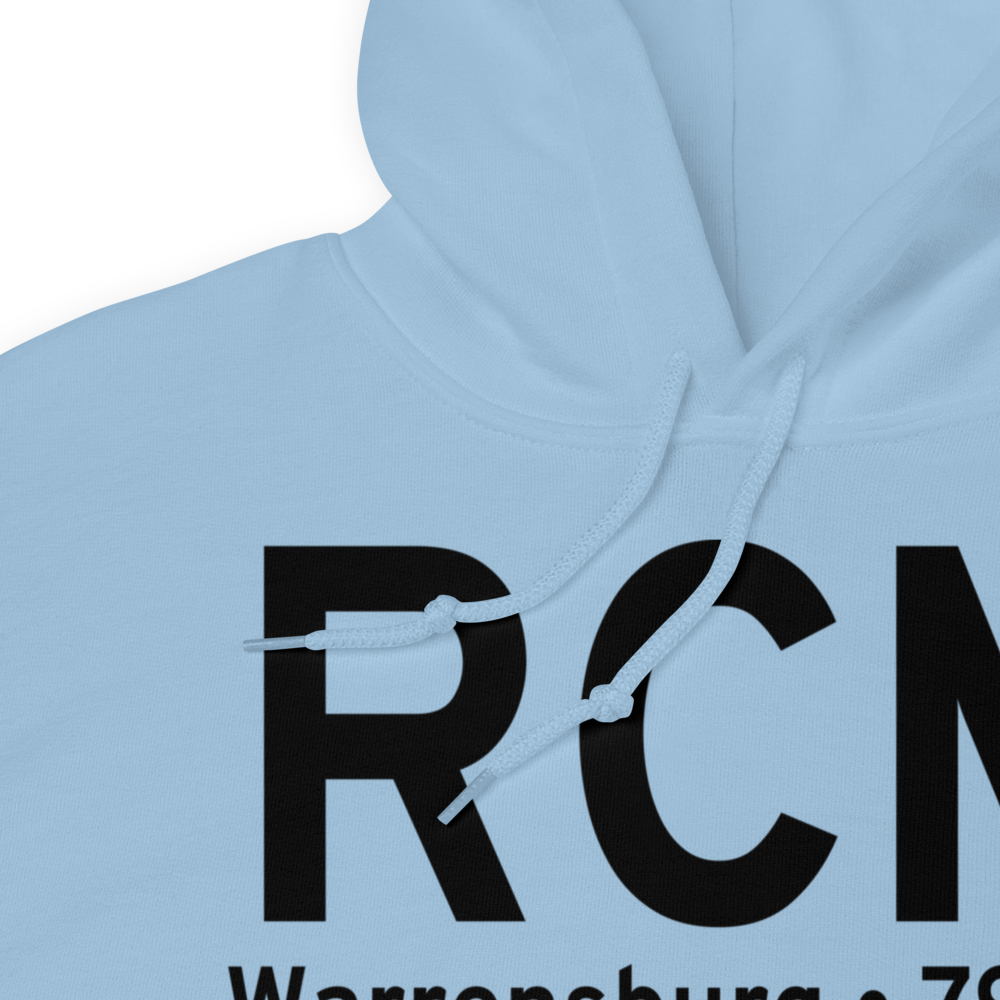 Warrensburg (KRCM) Airport Hoodie Sweatshirt 
