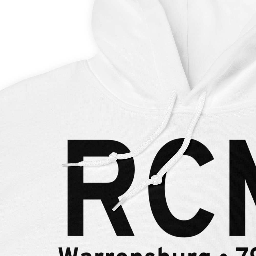 Warrensburg (KRCM) Airport Hoodie Sweatshirt 