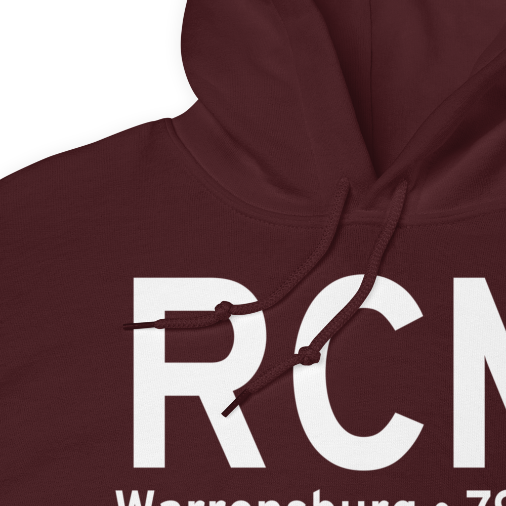 Warrensburg (KRCM) Airport Hoodie Sweatshirt 