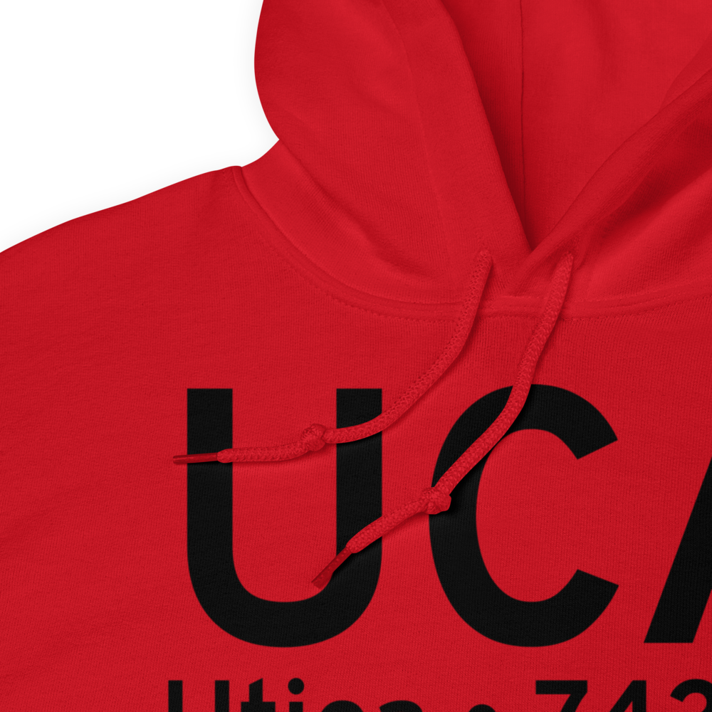 Utica (KUCA) Airport Hoodie Sweatshirt 