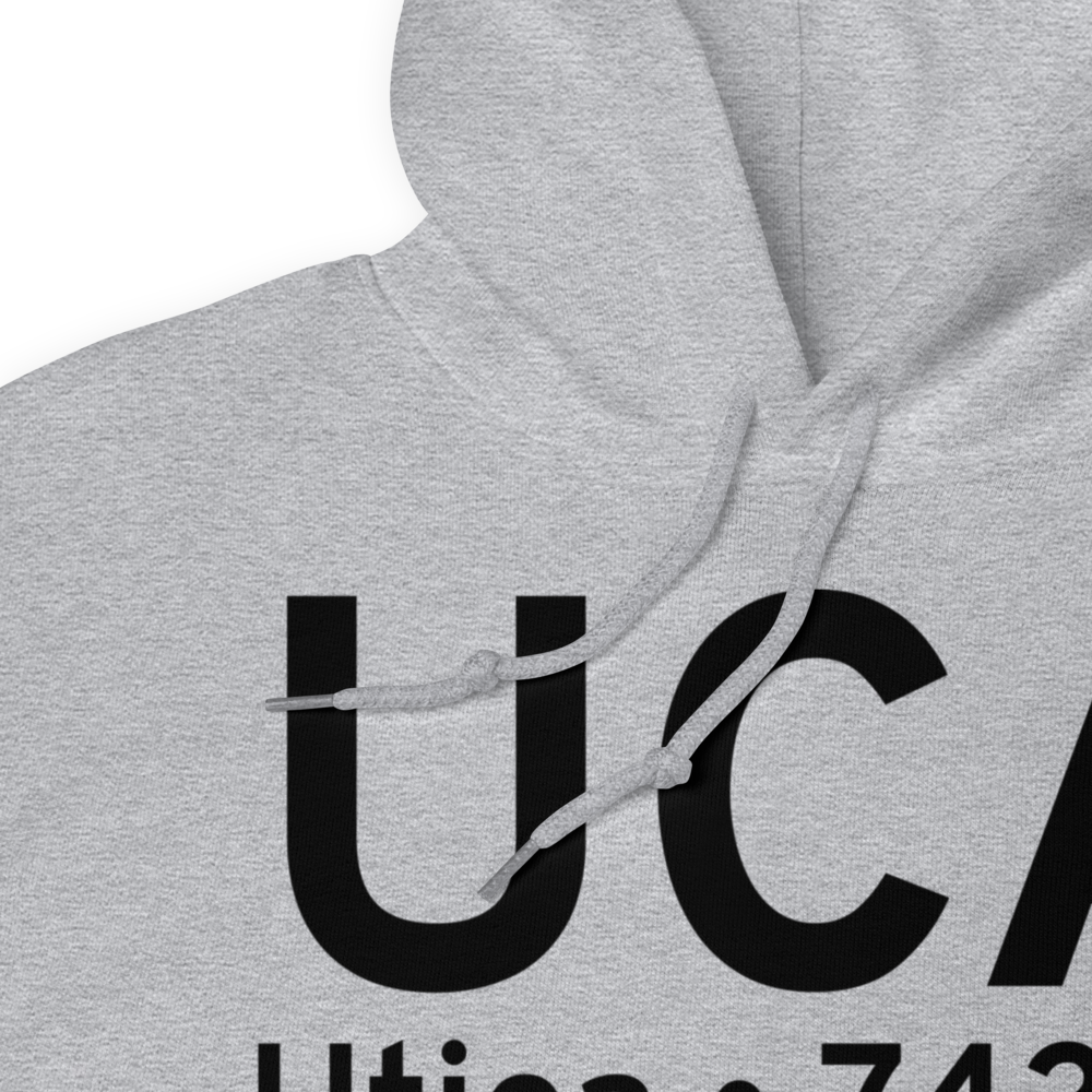 Utica (KUCA) Airport Hoodie Sweatshirt 