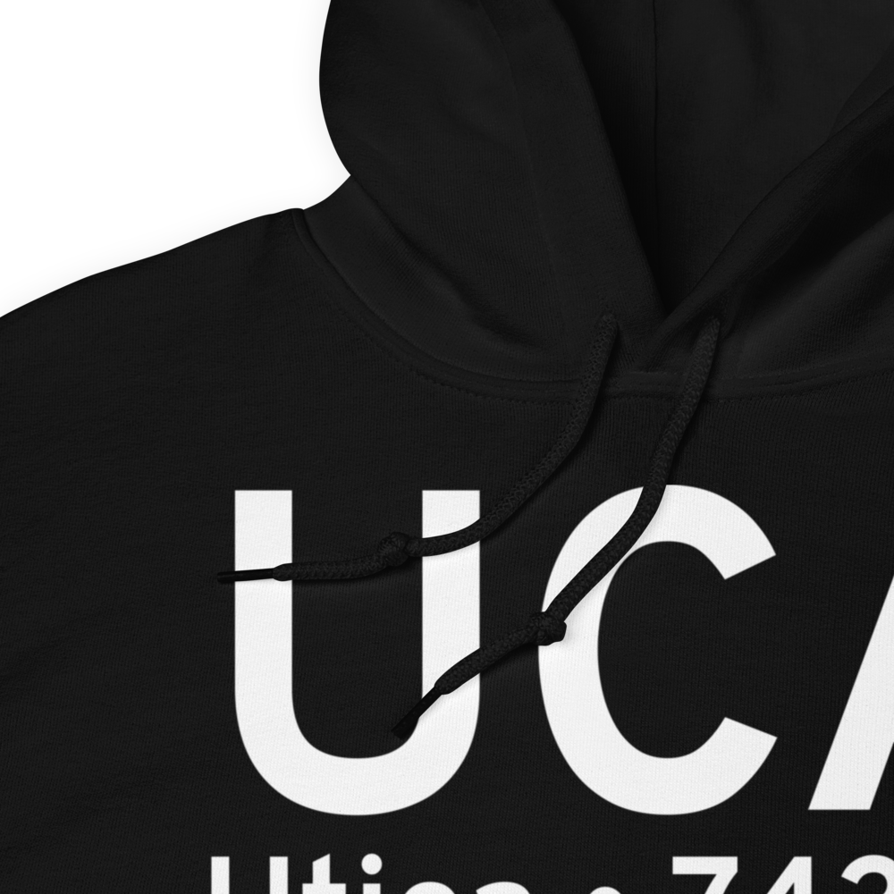 Utica (KUCA) Airport Hoodie Sweatshirt 