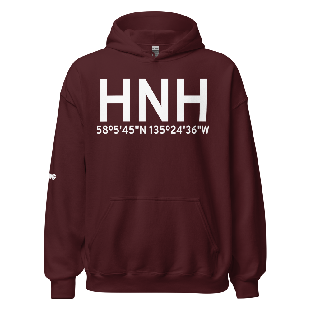 Hoonah (PAOH) Airport Hoodie Sweatshirt 