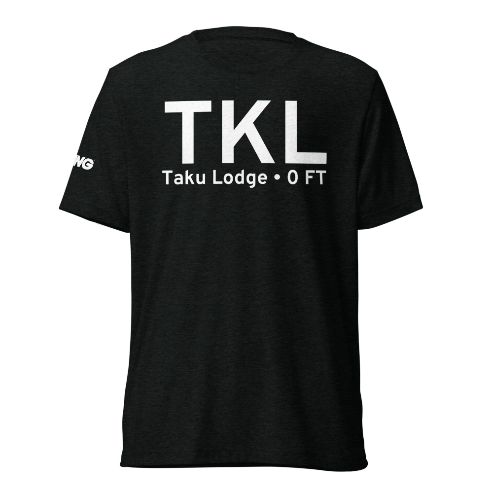 Taku Lodge (TKL) Airport Tri-blend T-Shirt 