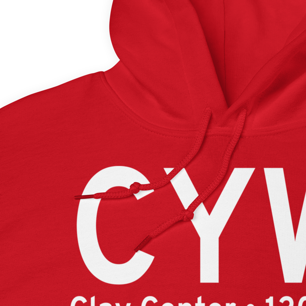 Clay Center (KCYW) Airport Hoodie Sweatshirt 