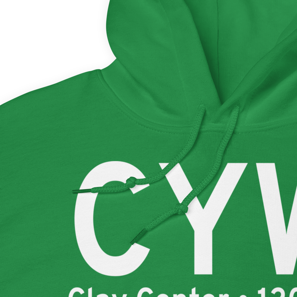 Clay Center (KCYW) Airport Hoodie Sweatshirt 