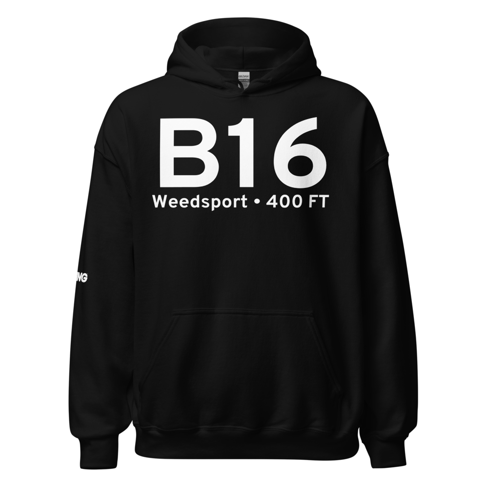 Weedsport (KB16) Airport Hoodie Sweatshirt 