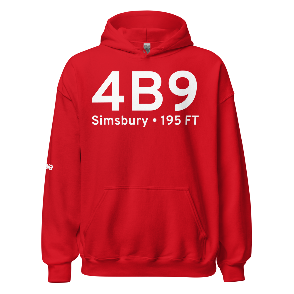 Simsbury (4B9) Airport Hoodie Sweatshirt 