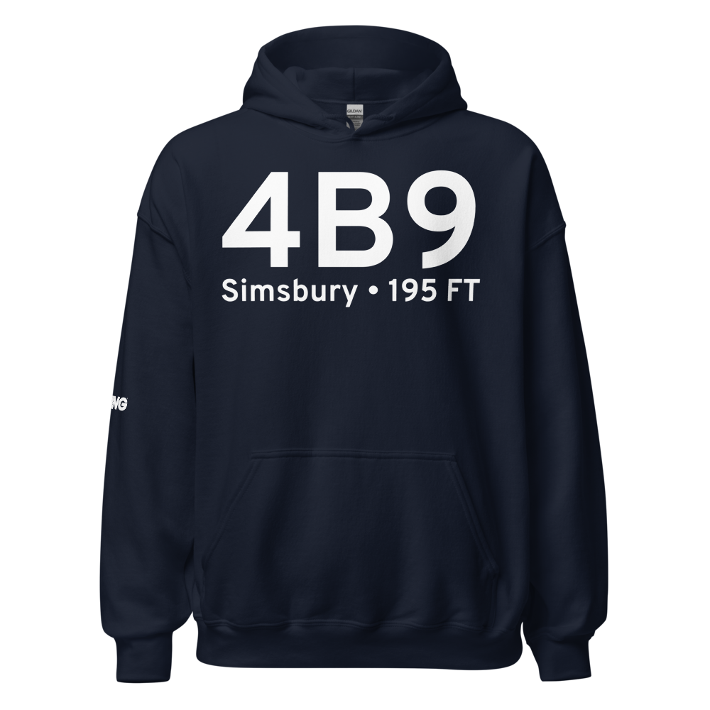 Simsbury (4B9) Airport Hoodie Sweatshirt 