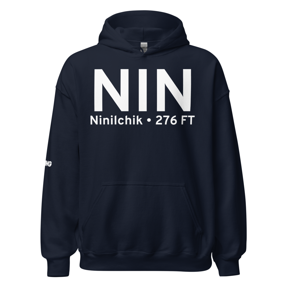 Ninilchik (NIN) Airport Hoodie Sweatshirt 