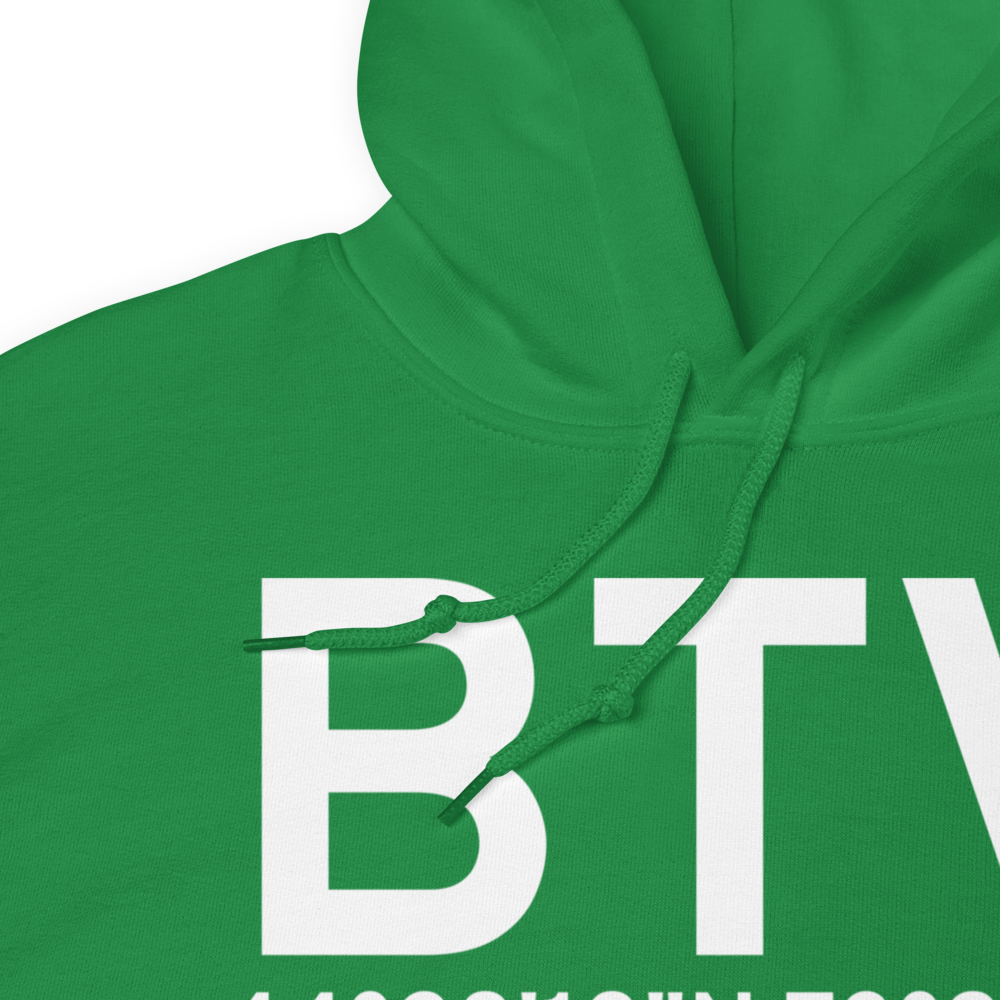 Burlington (KBTV) Airport Hoodie Sweatshirt 