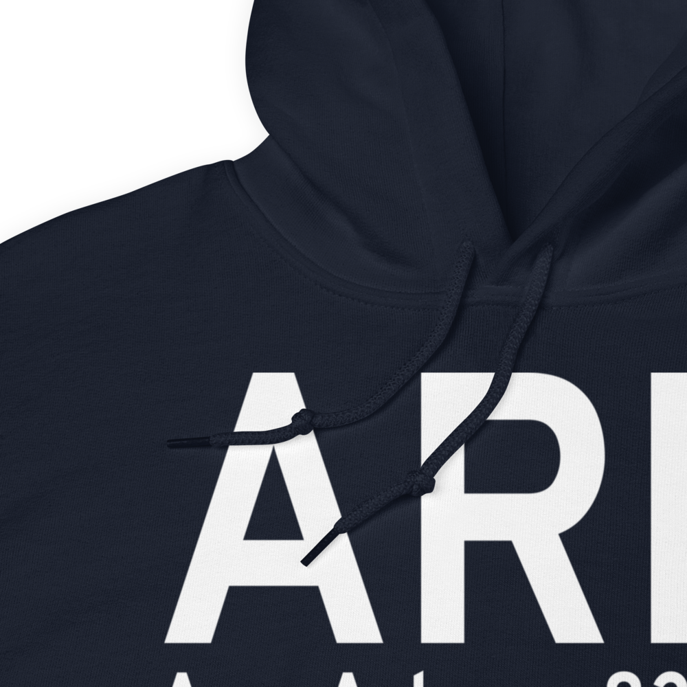 Ann Arbor (KARB) Airport Hoodie Sweatshirt 