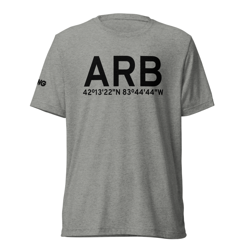 Ann Arbor (KARB) Airport Tri-blend T-Shirt 