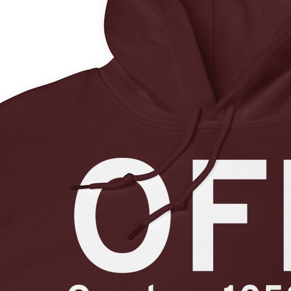 Omaha (KOFF) Airport Hoodie Sweatshirt 