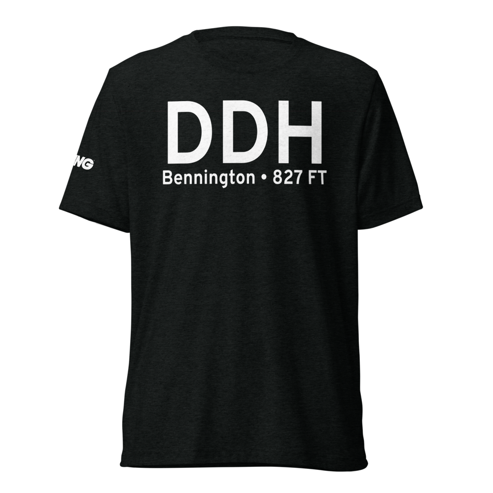 Bennington (KDDH) Airport Tri-blend T-Shirt 