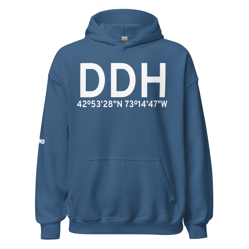 Bennington (KDDH) Airport Hoodie Sweatshirt 