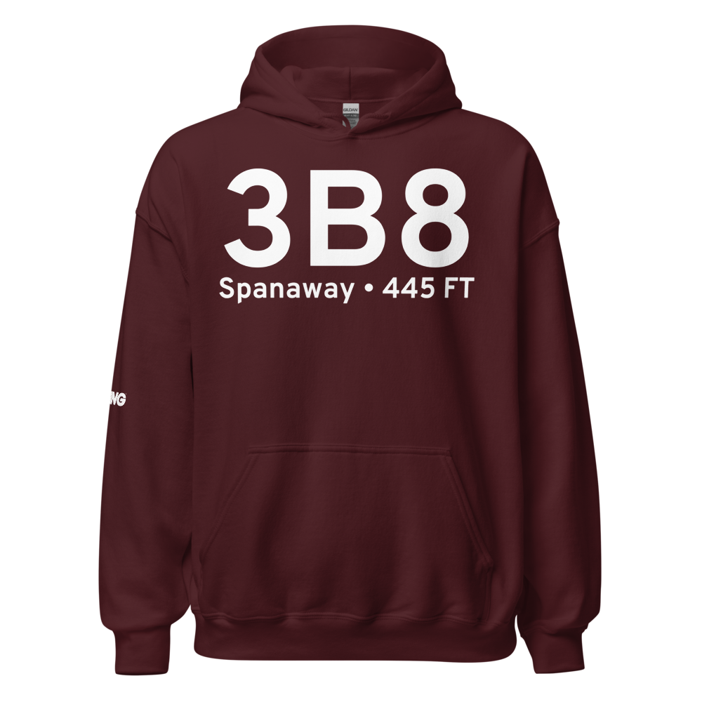 Spanaway (3B8) Airport Hoodie Sweatshirt 