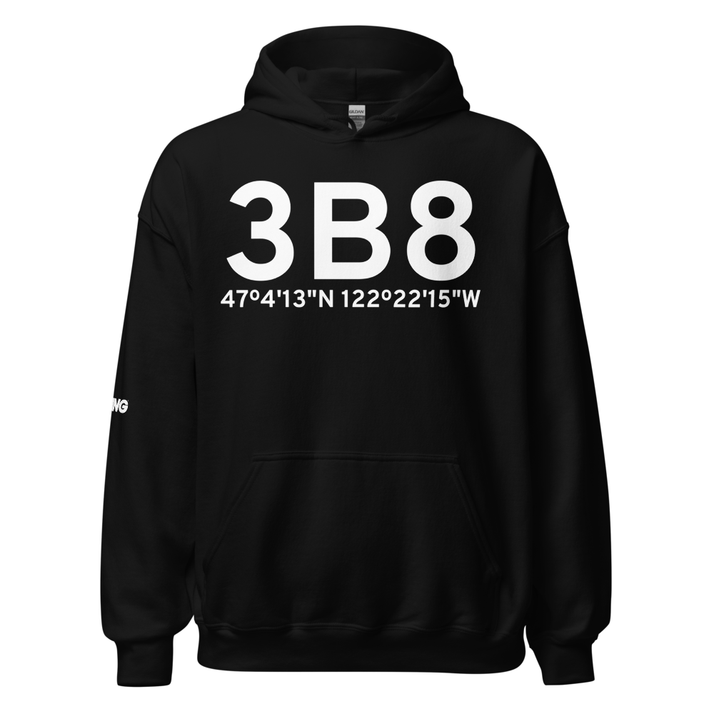 Spanaway (3B8) Airport Hoodie Sweatshirt 