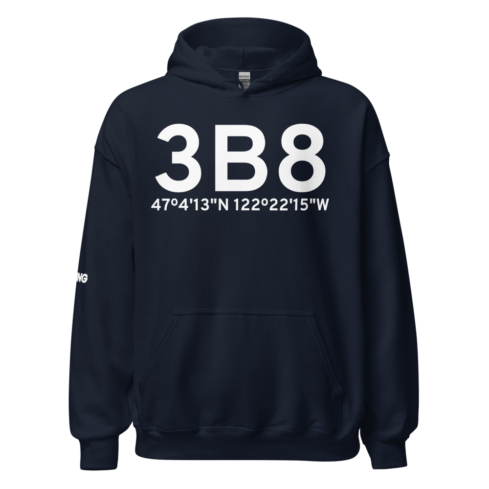 Spanaway (3B8) Airport Hoodie Sweatshirt 