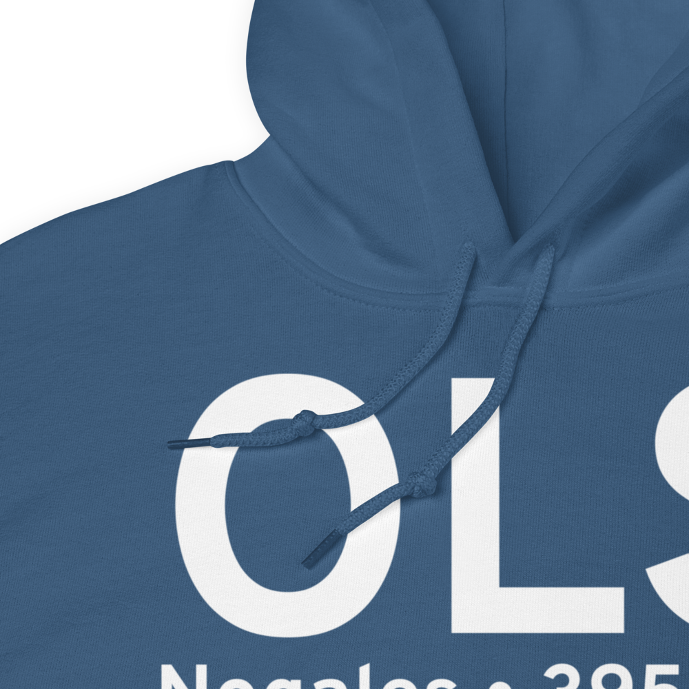 Nogales (KOLS) Airport Hoodie Sweatshirt 