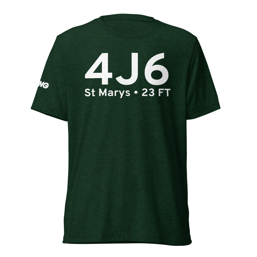 St Marys (K4J6) Airport Tri-blend T-Shirt 