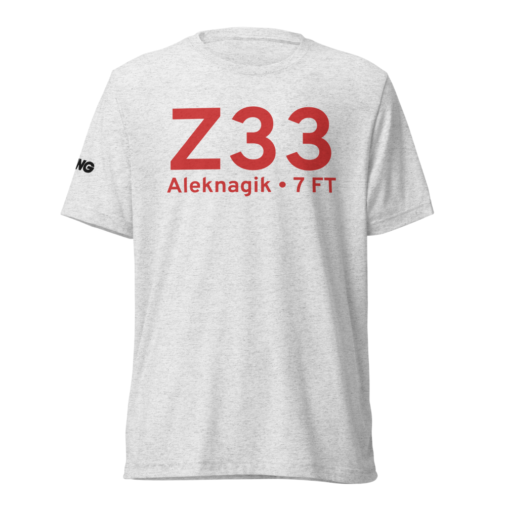 Aleknagik (Z33) Airport Tri-blend T-Shirt 