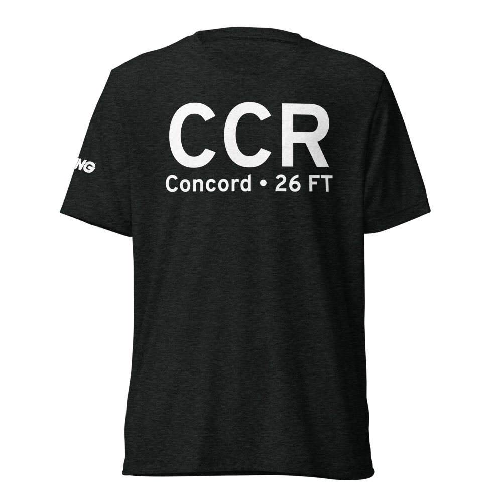 Concord (KCCR) Airport Tri-blend T-Shirt 
