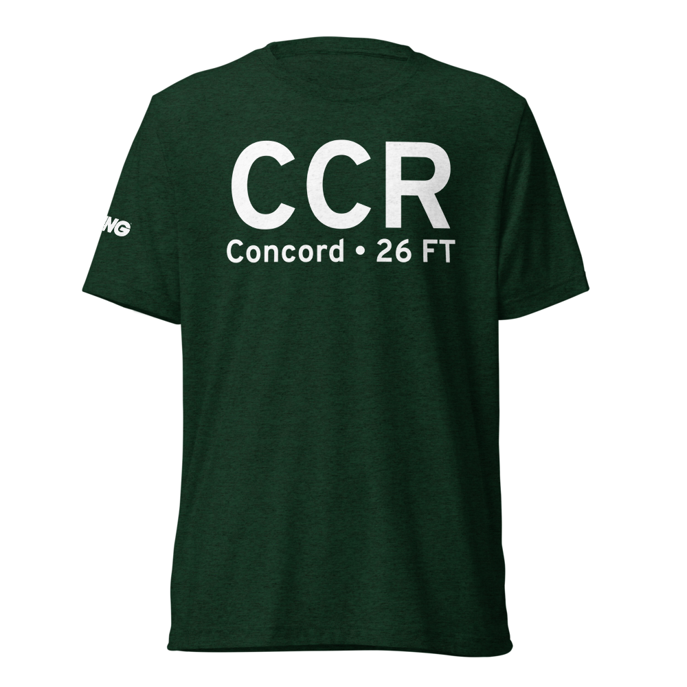 Concord (KCCR) Airport Tri-blend T-Shirt 