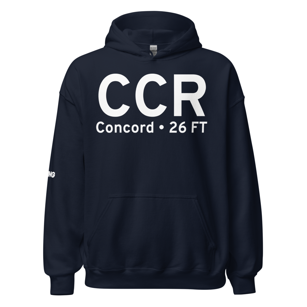 Concord (KCCR) Airport Hoodie Sweatshirt 