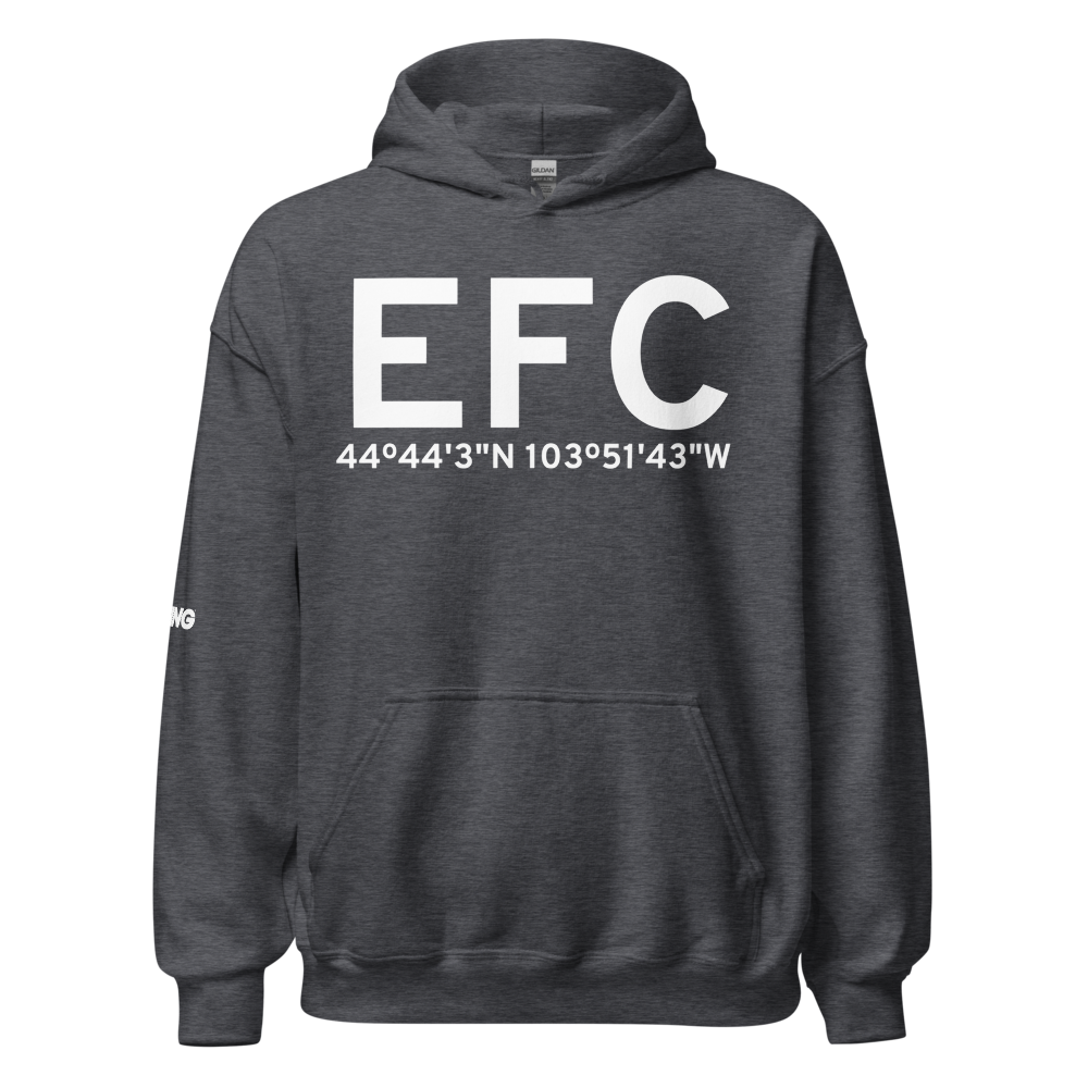 Belle Fourche (KEFC) Airport Hoodie Sweatshirt 
