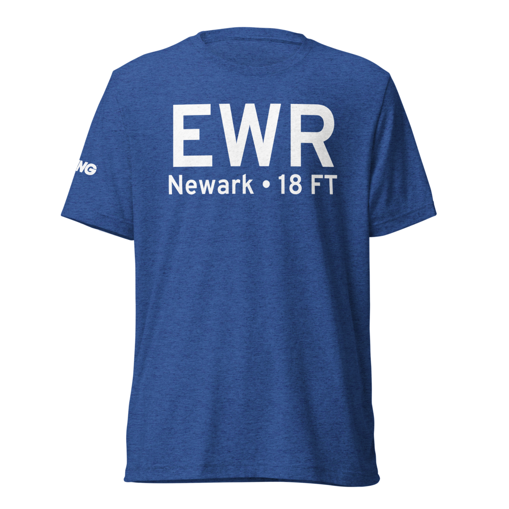 Newark (KEWR) Airport Tri-blend T-Shirt 