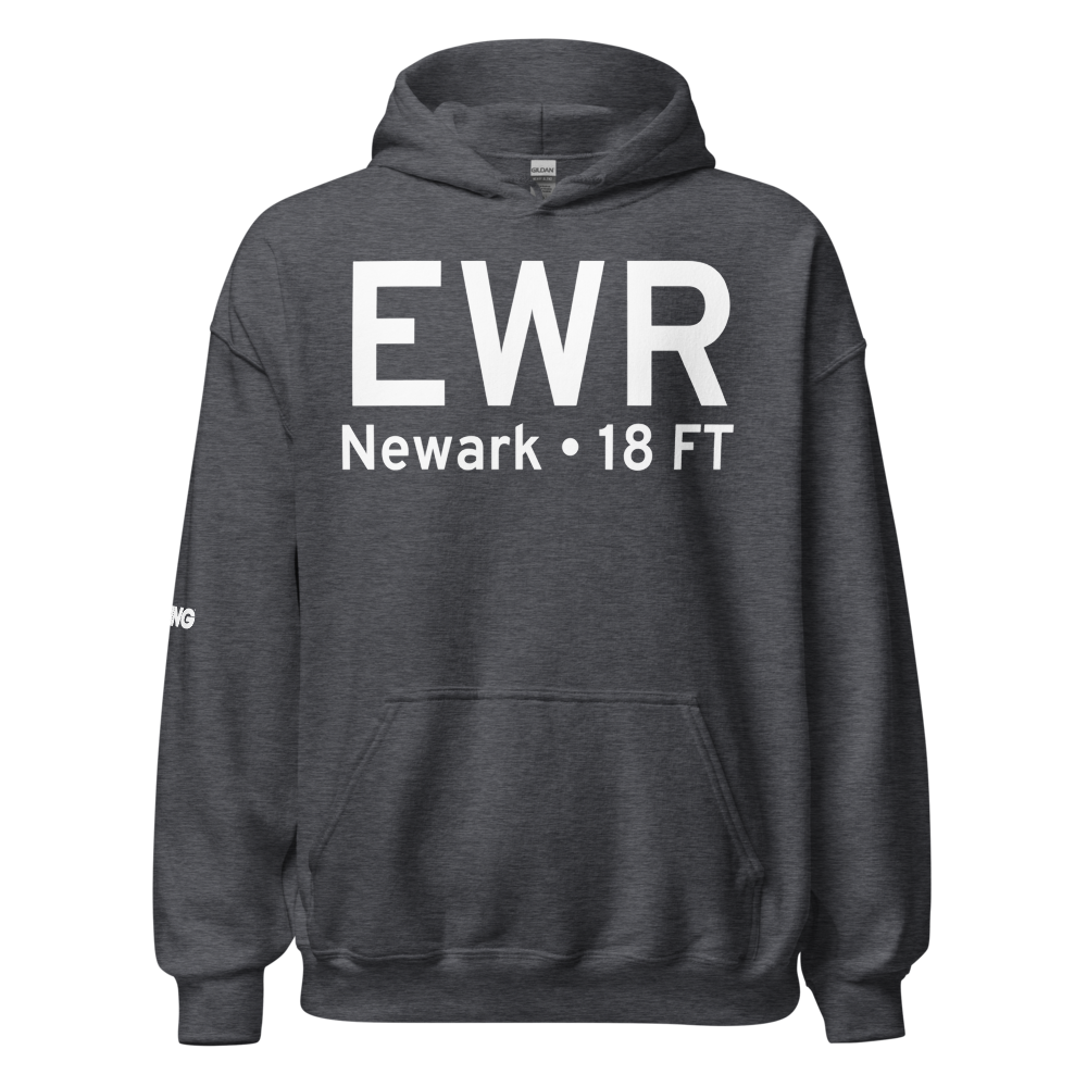 Newark (KEWR) Airport Hoodie Sweatshirt 