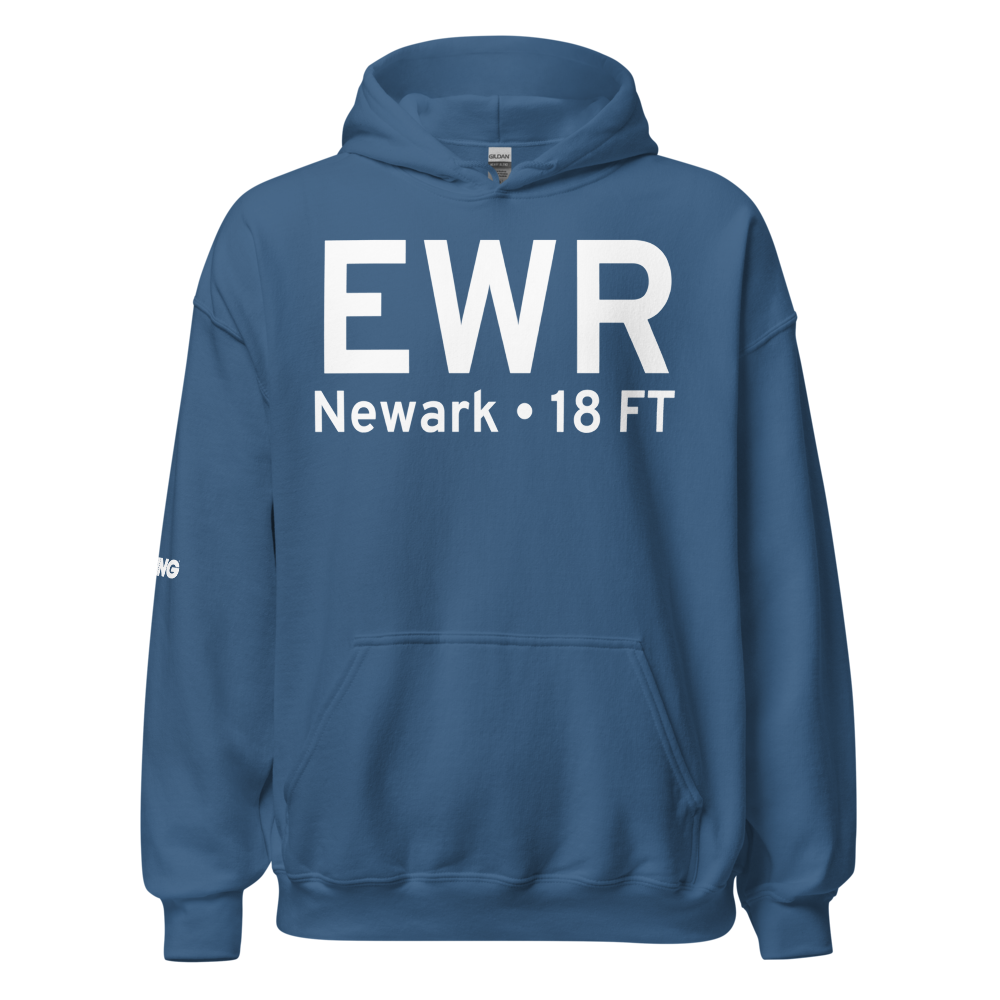 Newark (KEWR) Airport Hoodie Sweatshirt 