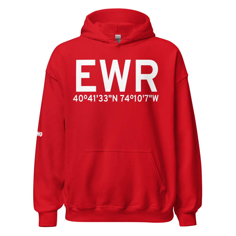 Newark (KEWR) Airport Hoodie Sweatshirt 