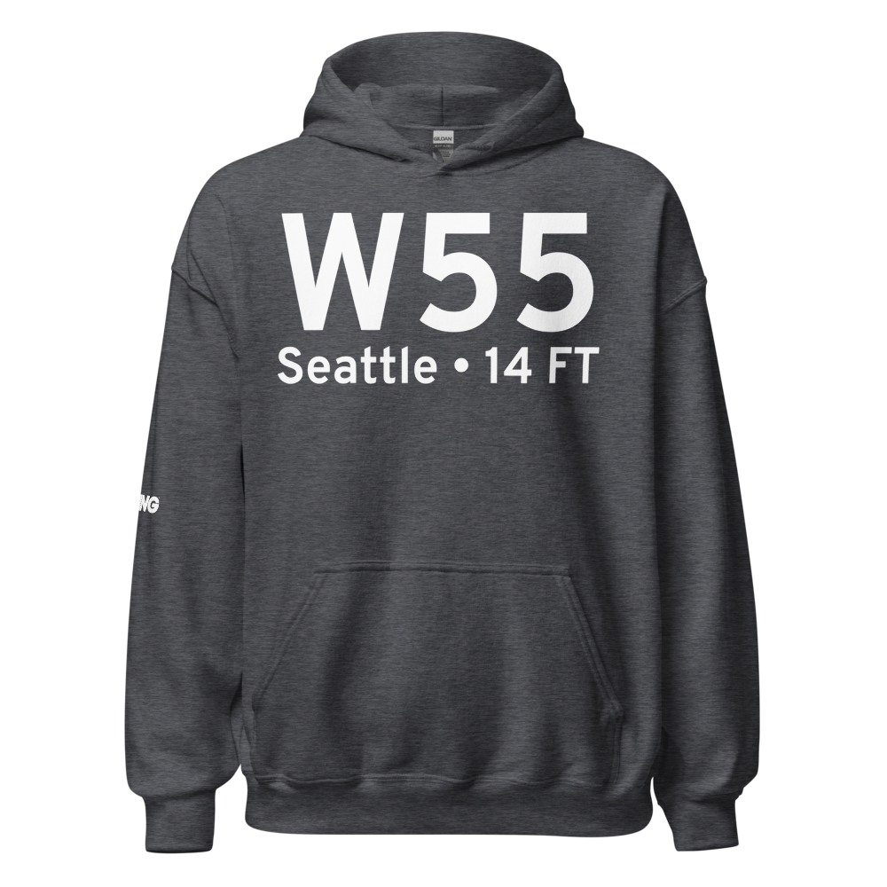 Seattle (W55) Airport Hoodie Sweatshirt 