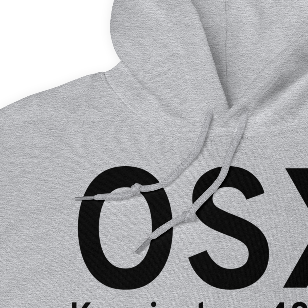 Kosciusko (KOSX) Airport Hoodie Sweatshirt 