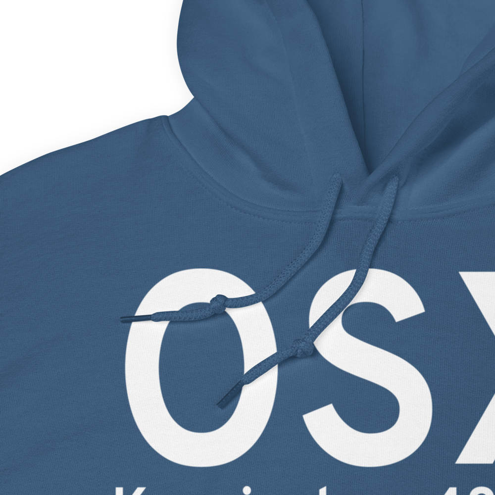 Kosciusko (KOSX) Airport Hoodie Sweatshirt 