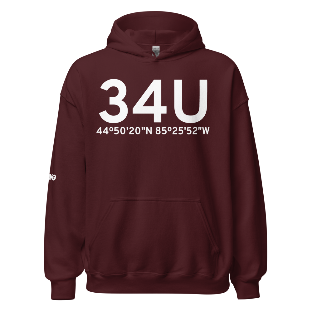 Elk Rapids (34U) Airport Hoodie Sweatshirt 