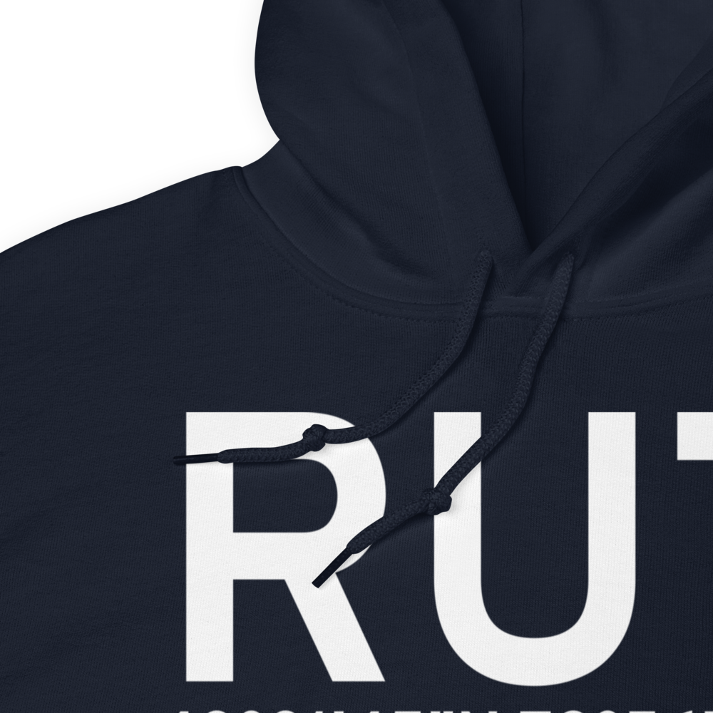 Rutland (KRUT) Airport Hoodie Sweatshirt 