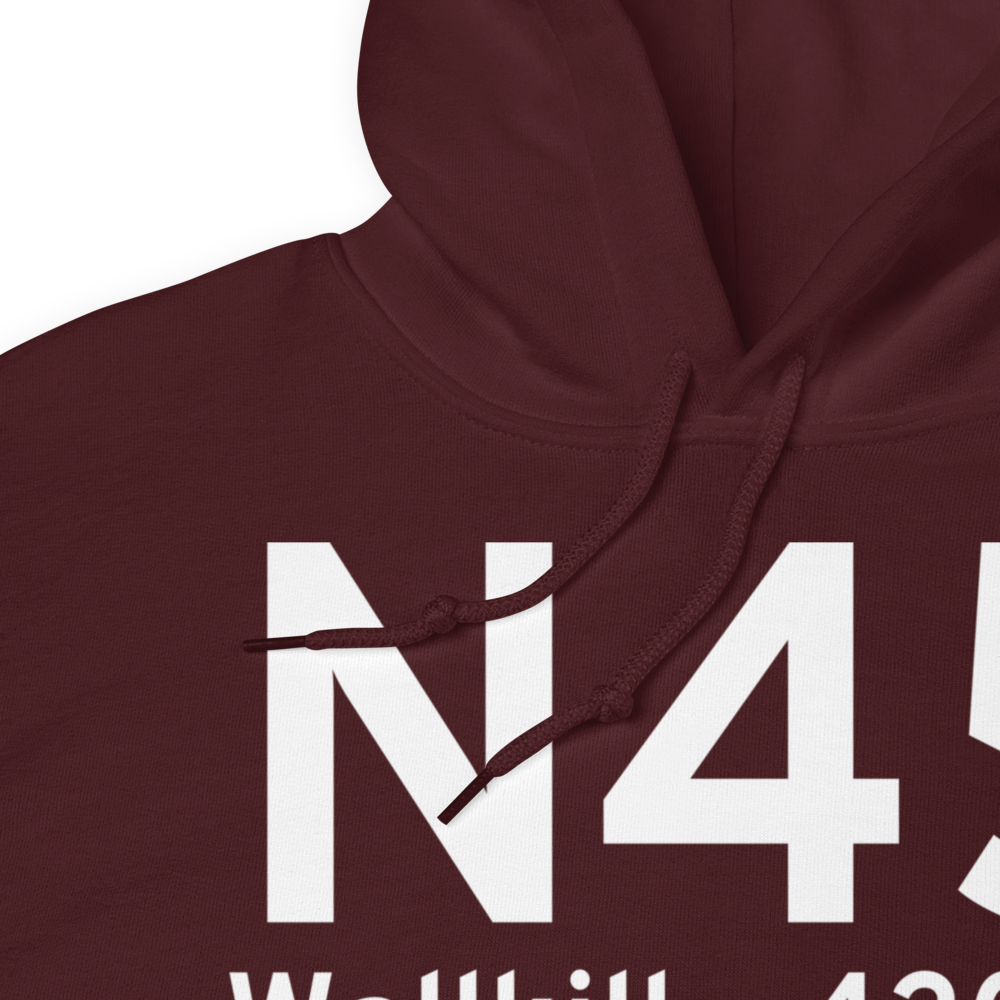 Wallkill (N45) Airport Hoodie Sweatshirt 