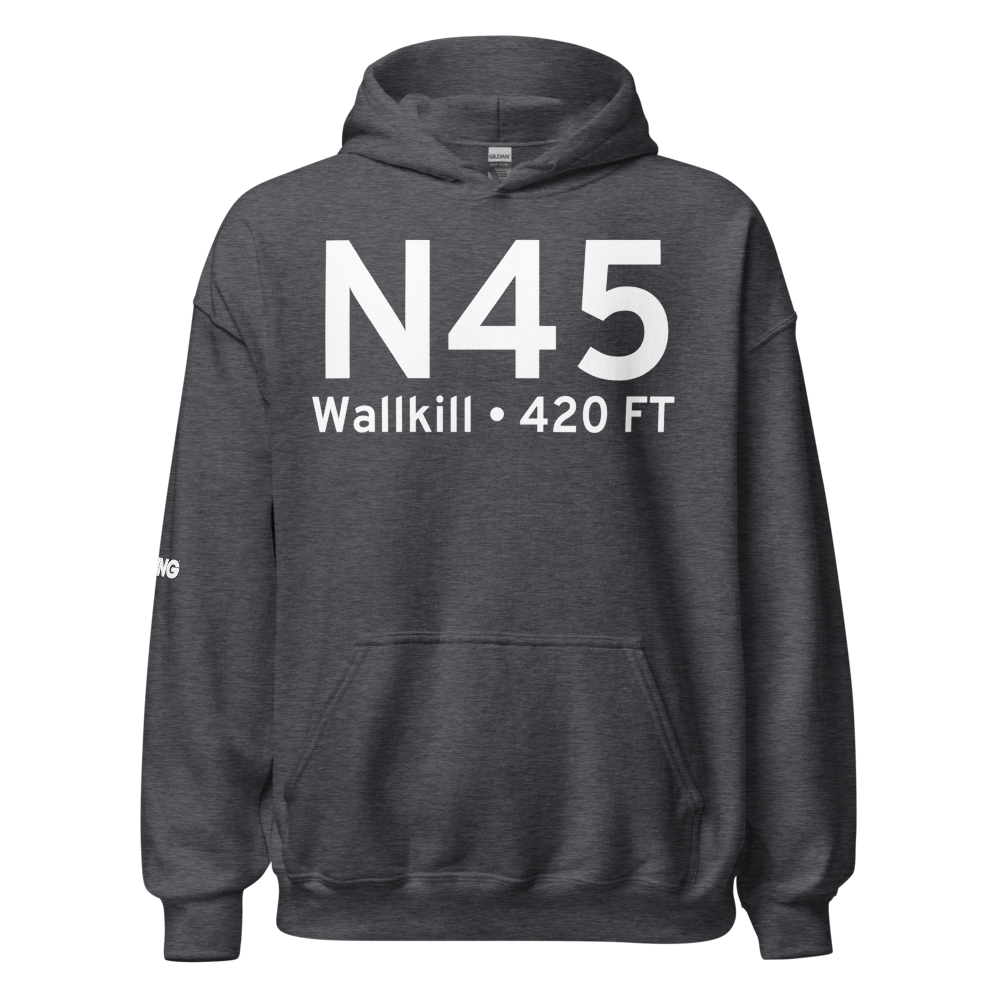 Wallkill (N45) Airport Hoodie Sweatshirt 