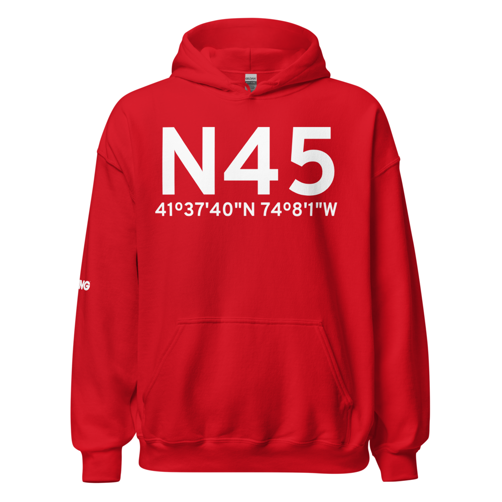 Wallkill (N45) Airport Hoodie Sweatshirt 