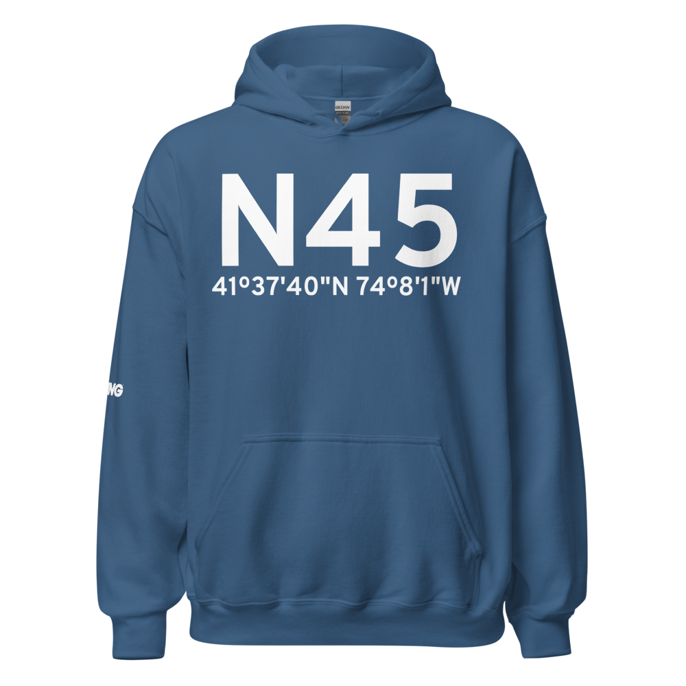 Wallkill (N45) Airport Hoodie Sweatshirt 