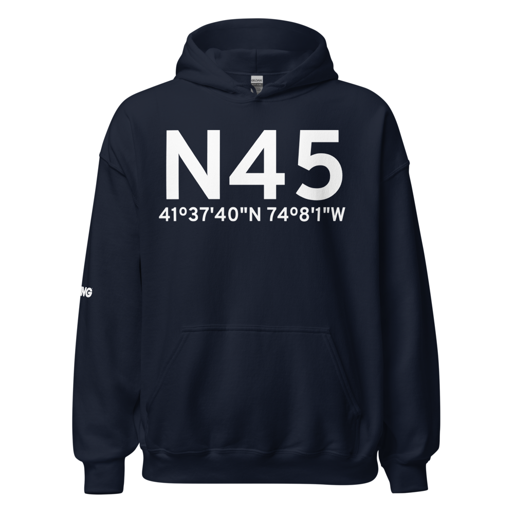 Wallkill (N45) Airport Hoodie Sweatshirt 