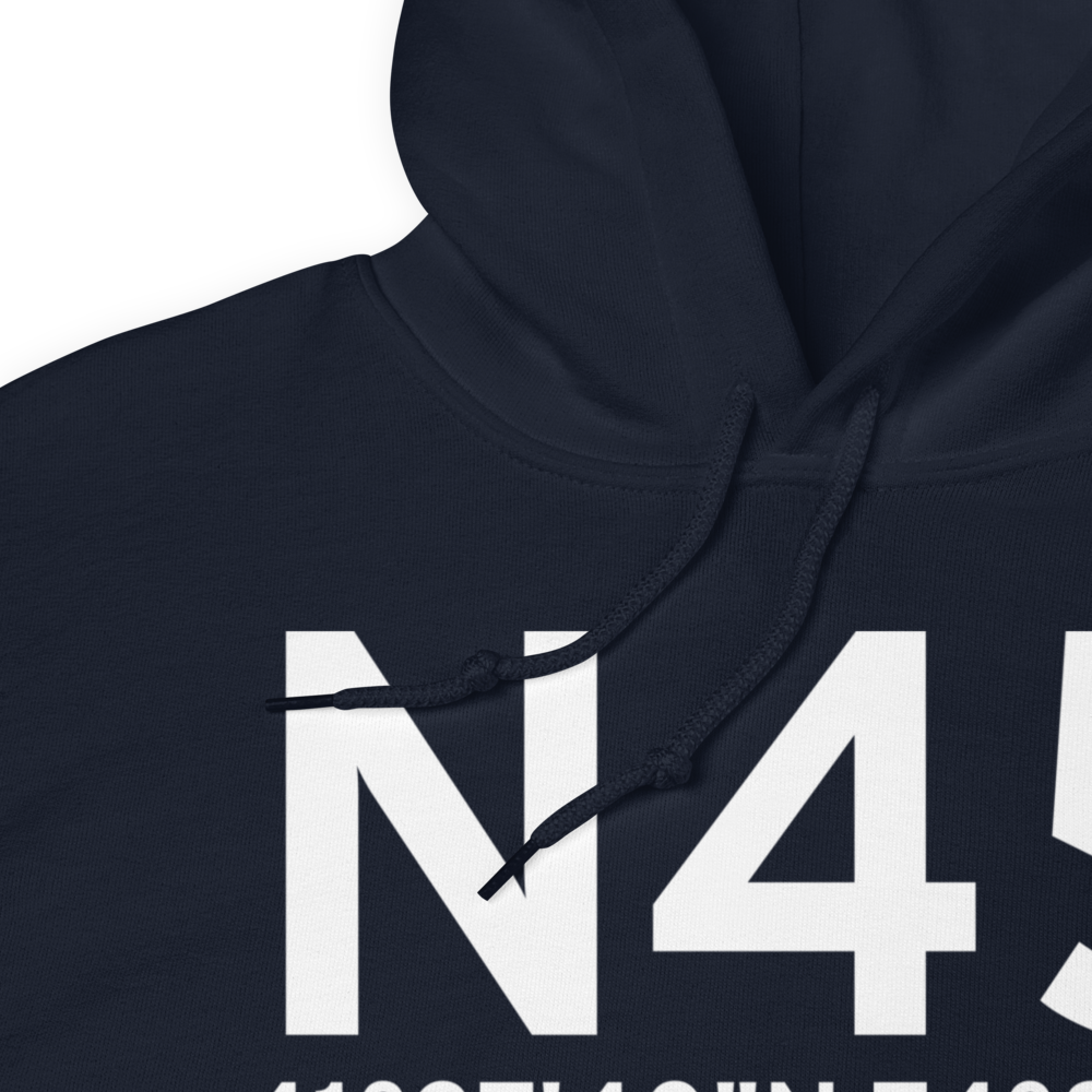 Wallkill (N45) Airport Hoodie Sweatshirt 