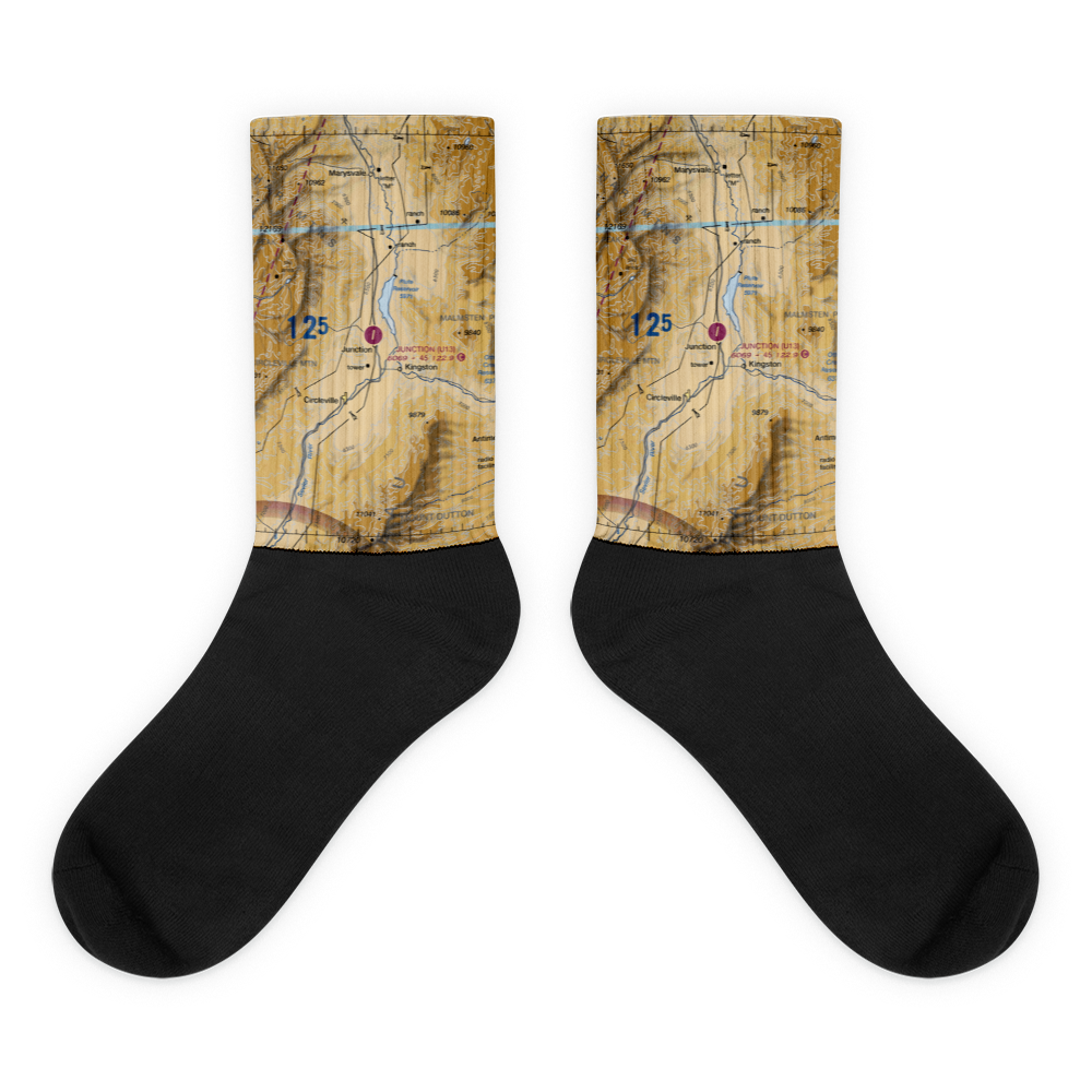 Junction Airport (U13) VFR Sectional Socks 