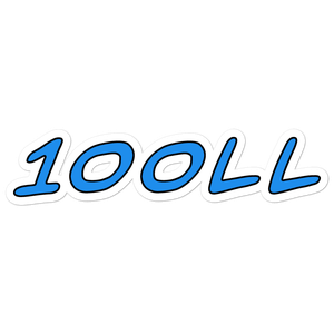 100LL Sticker