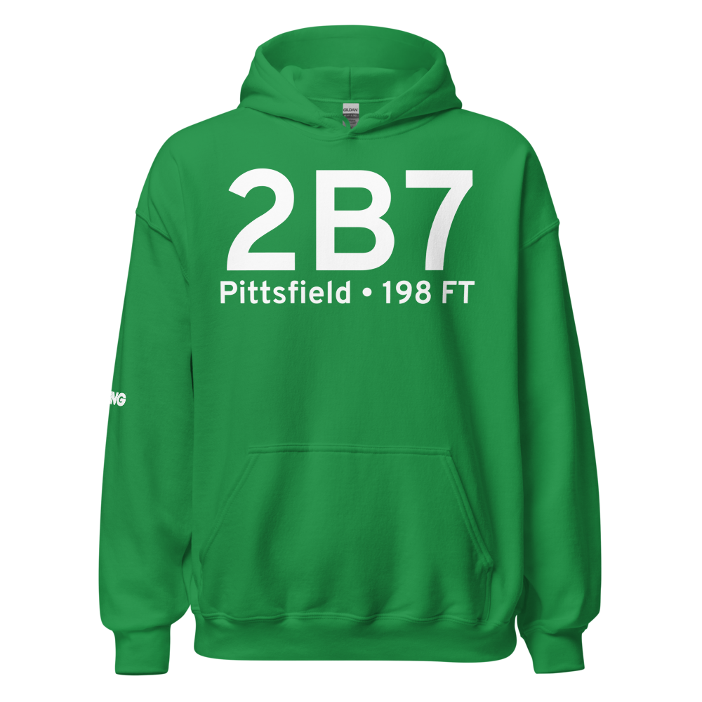 Pittsfield (K2B7) Airport Hoodie Sweatshirt 