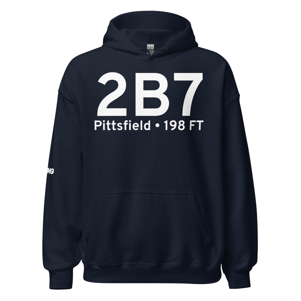 Pittsfield (K2B7) Airport Hoodie Sweatshirt 