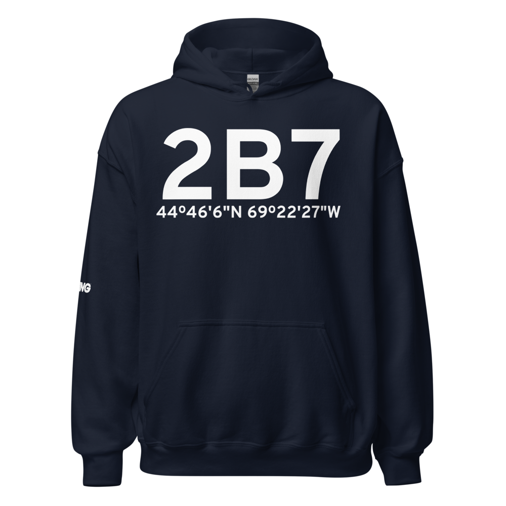 Pittsfield (K2B7) Airport Hoodie Sweatshirt 